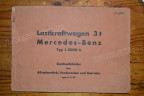 Mercedes 3t lastkraftwagen  L 3000 A manual 1943